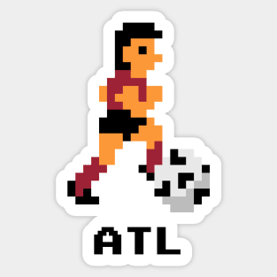 8-Bit Soccer - Atlanta Sticker
